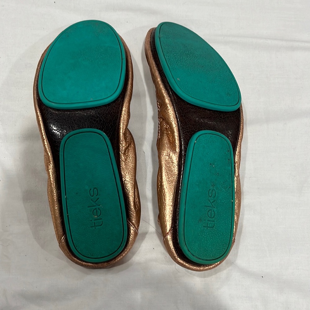 Tieks Rose Gold Glam sz 8 - Picture 2 of 4